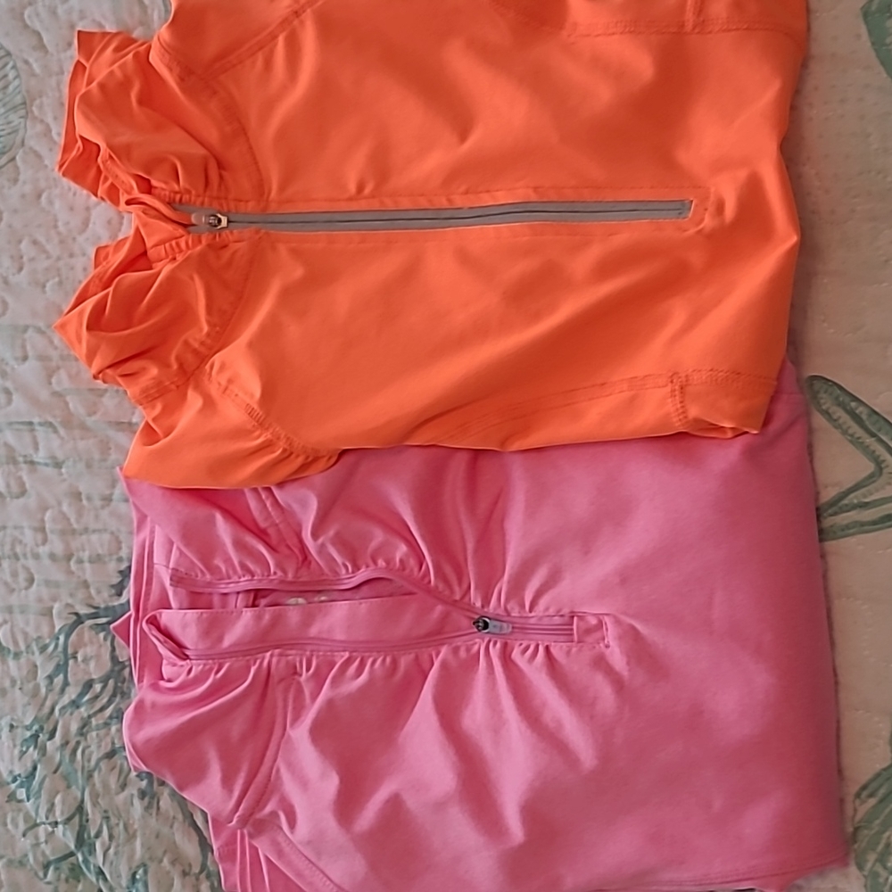 2 Like new athletic long sleeve top